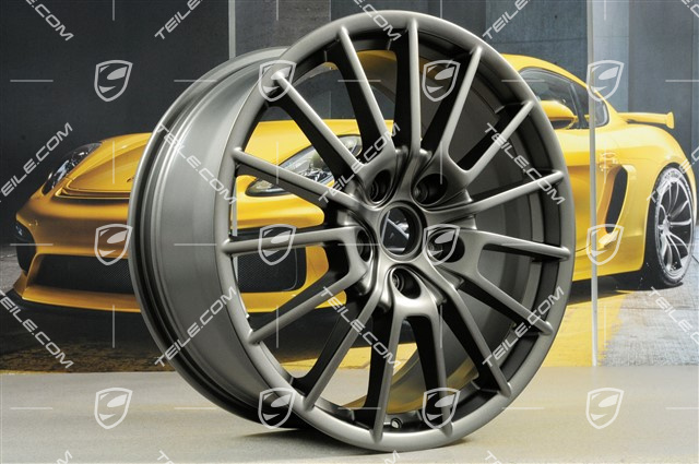 20-inch Panamera Sport wheel rim, 9,5J x 20 ET65, platinum satin-matt