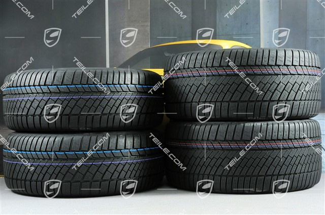 19" Koła zimowe, komplet "Panamera", felgi 9J x 19 ET64 + 10,5 J x 19 ET62 + NOWE opony zimowe Continental ContiWinterContact PS830 P 265/45 R19 + 295/40 R19