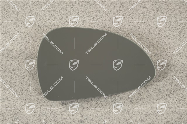 Szkło lusterka, wypukłe, R