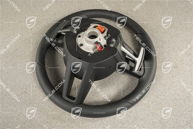 Sportlenkrad GT Leder, Schwarz, Multifunktion, Heizung