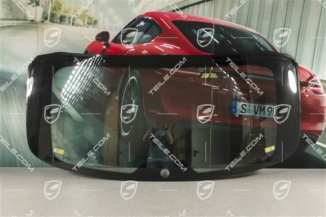 Heckscheibe, Waermeschutzglas Grün, CDR 31