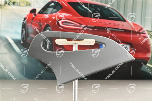 Blenda na pas bezpieczeństwa, tylna, szara, Coupe, R