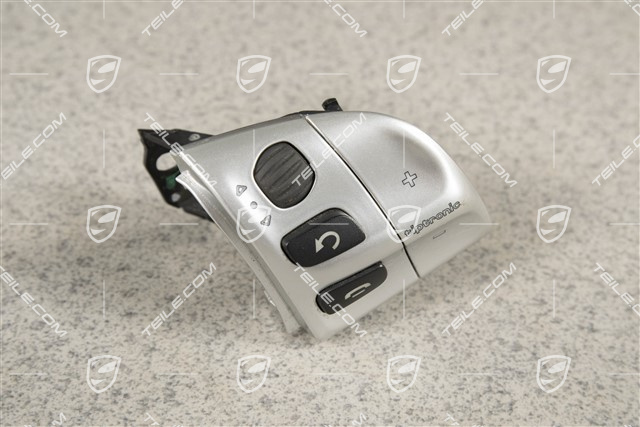 Schaltmodul mit Schaltpaddel, Tiptronic, Galvanosilber, R