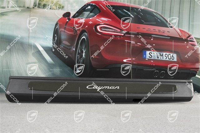 Listwy ozdobne progów wewnętrznych, bez podświetlenia, Carbon, "Cayman", zestaw, L+R