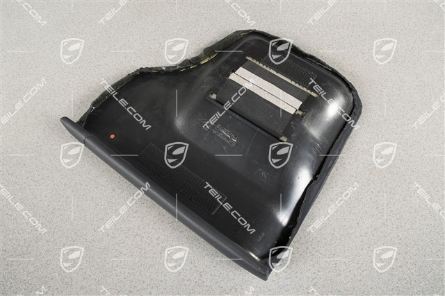 Back seat lower / cushion, Coupe/Targa, leatherette, Metropole blue, L