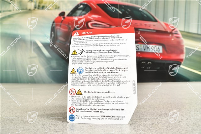 Notice sticker / Hybrid