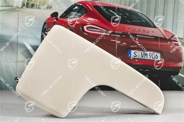 Armrest, centre console, leather, Cream