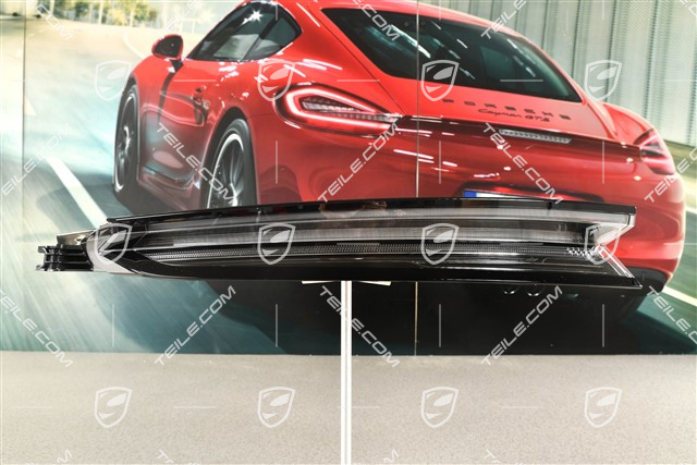 Rear light, in clear glass look (white smoked), L