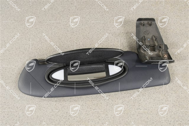 Osłona przeciwsłoneczna, skóropodobna, Sea blue, R