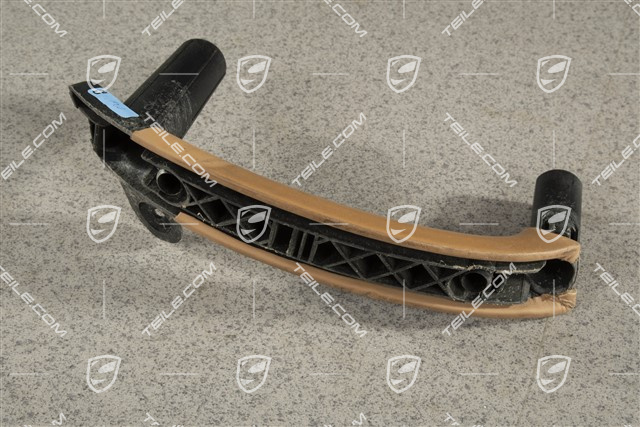 Zuziehgriff, Leder, Sandbeige, Vorne = Hinten, L