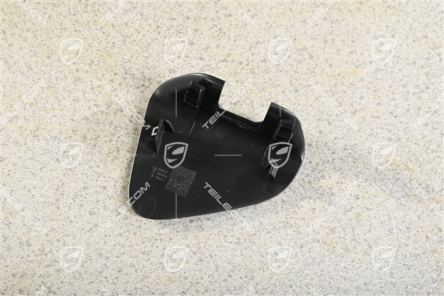 Cover trim  / guide for seat belt buckle, rear, L