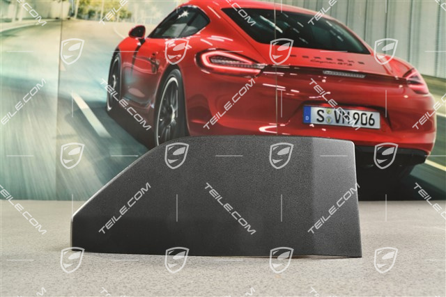 Abdeckung, Schwellerblende, Hinten, Schwarzmatt, L