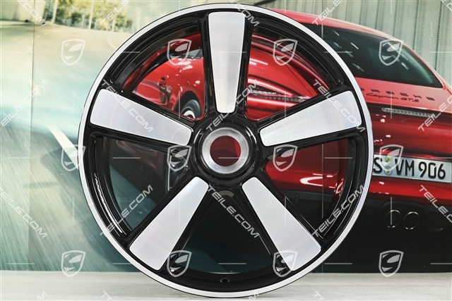 21" Sport Classic wheel rim, 12J x 21 ET63, Jet Black Metallic
