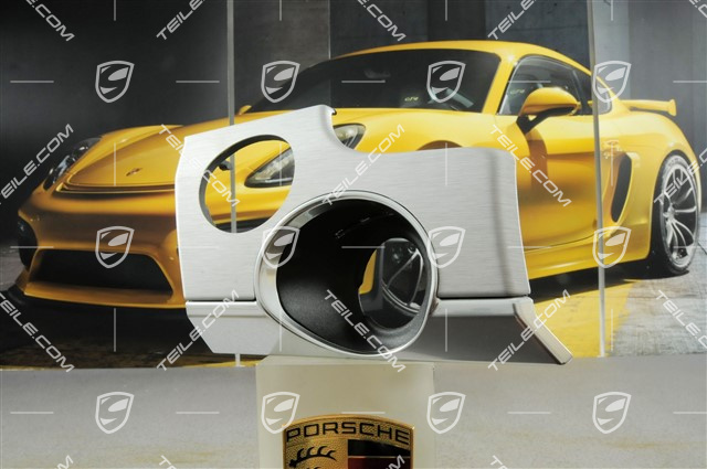 Blenda, strona kierowcy, zewnętrzna, szczotkowane aluminium, LL Blenda, strona kierowcy, zewnętrzna, szczotkowane aluminium, LL