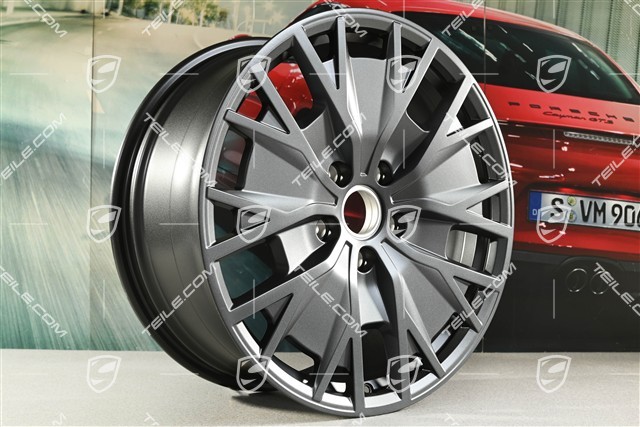 20" Felge Taycan Turbo S Aero Design, 9J x 20 ET54, Anthrazitgrau
