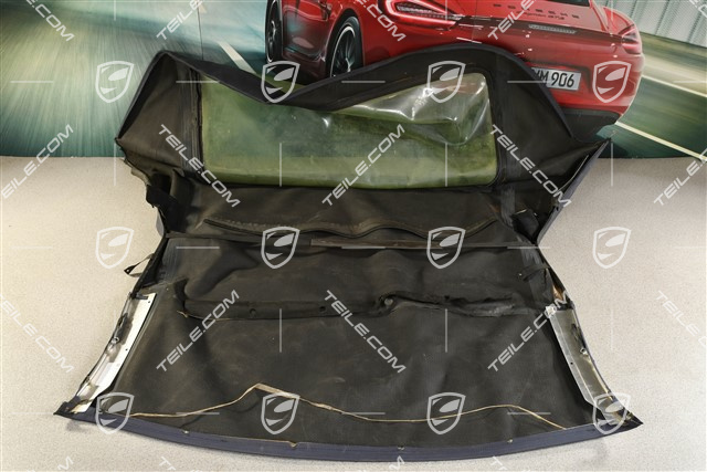 Verdeckbezug, ohne Heckscheibe, Metropolblau