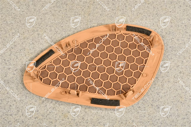 Osłona głośnika tapicerki tylnej, beżowa, Coupe, L