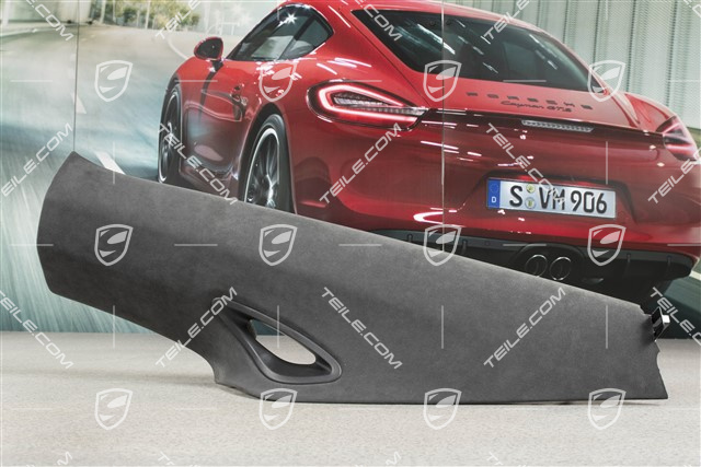 Verkleidung von C-Säule, Alcantara, Schwarz, R