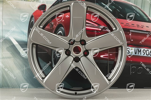 21" Felge "Sport Classic", 9,5J x 21 ET 27, platinum seidenmatt
