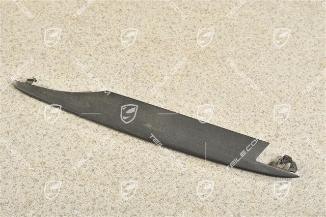 Disc / cover for Air exhaust retaining frame, Lower, Black matte, L