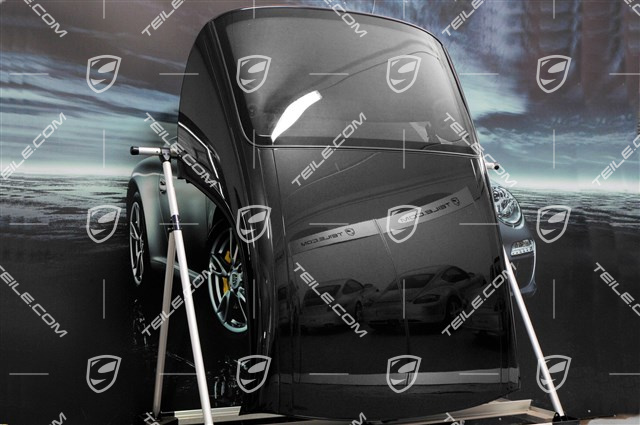 Hardtop komplett, lackiert, Basaltschwarz Metallic