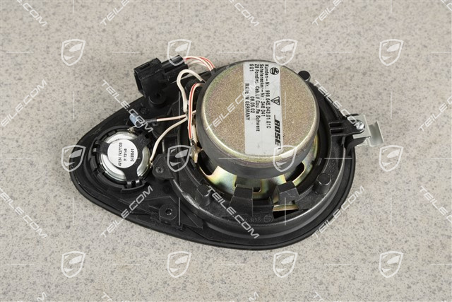 Rear loudspeaker, Satin Black, Bose sound package, Coupe/Targa R / Cabrio L