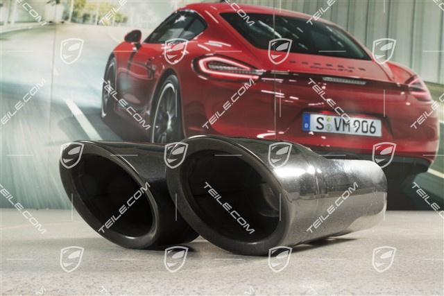 2,0L, Końcówka rury wydechowej, czarna, R