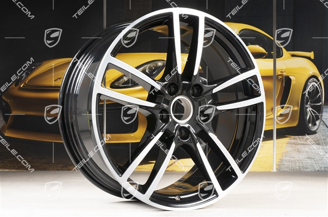 20" Felge Cayenne Sport, 9J x 20 ET50, schwarz hochglanz