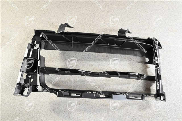 Front bumper, side ventilation grille, Black matte, L