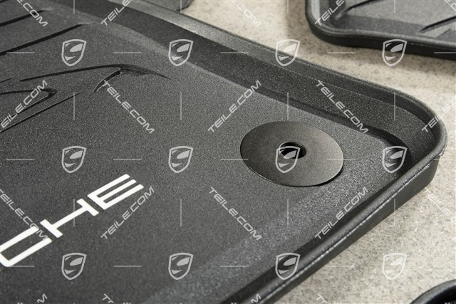 Fussmatte Gummi Satz, Klimaanlage/Klimatronic, schwarz, RL