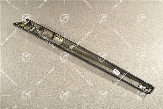 Schluesselleiste, Kunstleder, Marineblau, L