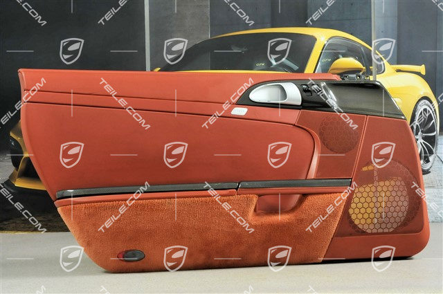 Tapicerka drzwi, terracotta, carbon, kompletna, L Tapicerka drzwi, terracotta, carbon, kompletna, L