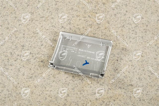 Schalttafelverkleidung / Getränkehalter Zierleiste, LHD, Galvanosilber, L
