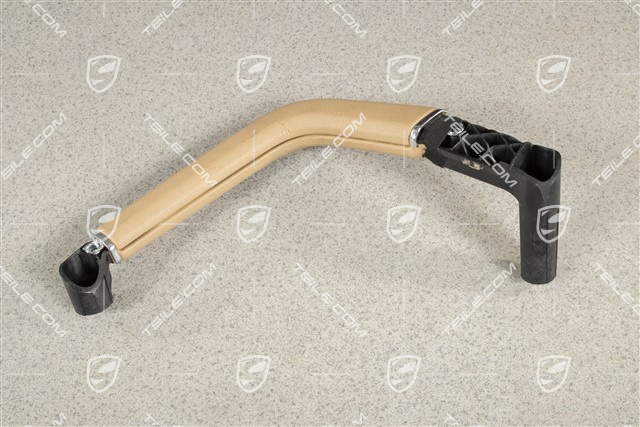 Uchwyt / rączka tapicerki drzwi, Skóropodobna, Luxor beige, Przód = tył, R