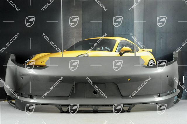 Stoßstange hinten, C2/C2S, ohne Sportabgasanlage, mit Löcher für Einparkhilfe und Rückfahrkamera, USA-Version