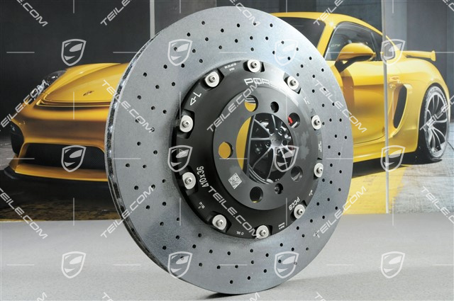 PCCB Ceramic brake disc set, 2x front + 2x rear, 991 GT3/GT3RS/GT2RS