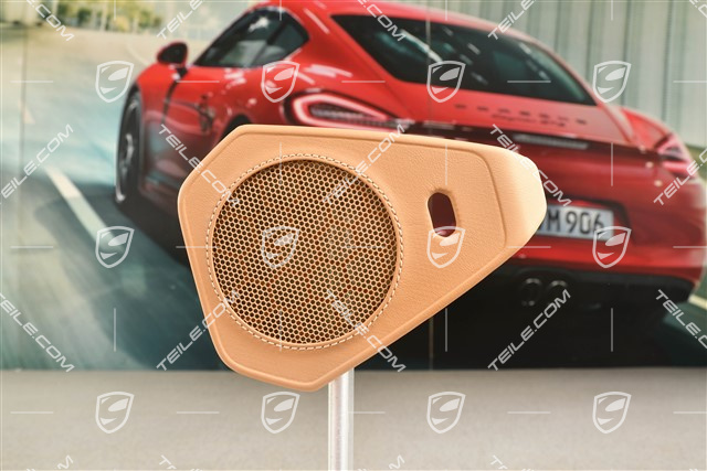 Cover, Center, Leather, Sand Beige