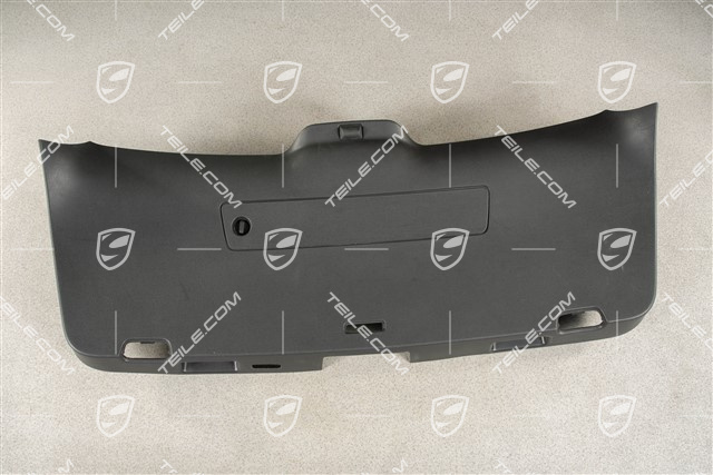 Tapicerka tylnej klapy, Czarna