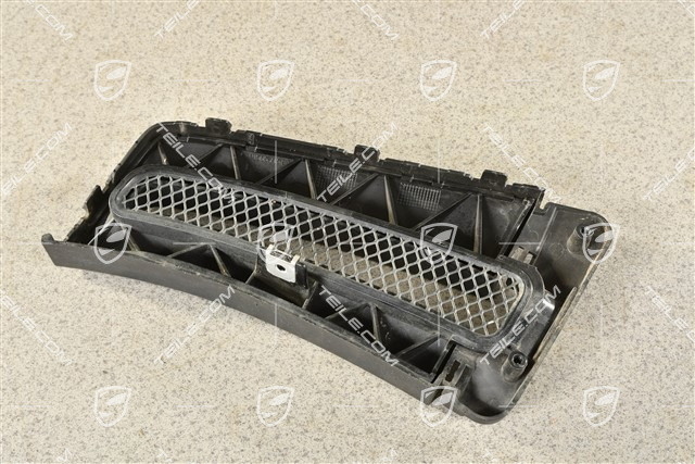 GT2 RS, Front bumper lateral spoiler, Black matte, L