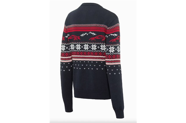 Unisex knitted jumper – Christmas design, size XS