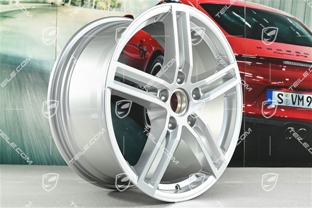 19" Felga Panamera, 9J x 19 ET64, brylantowy srebrny