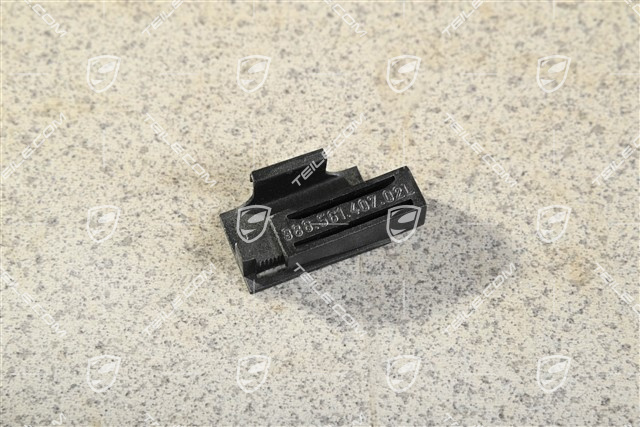 Convertible top adjustment plate, L