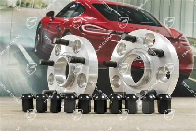 Distanzring 25mm mit Radbolzen und Radmutter, Nachrüstsatz, für Hinterachse