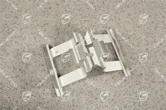 Rear fixed caliper pad  fitting / Anti rattle spring, L=R