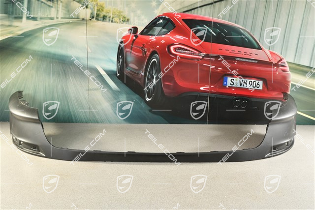 Rear bumper lower cover / lower lining, Black matte