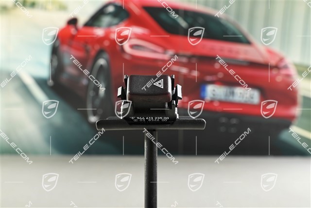 Włącznik świateł awaryjnych, czarny