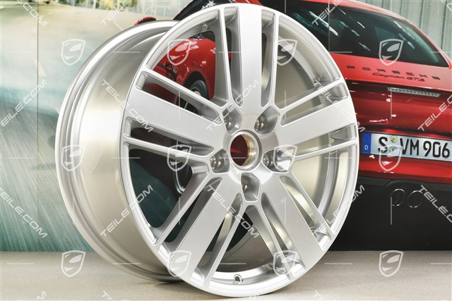 20-inch wheel rim Panamera Design 2, 9,5J x 20 ET71, brilliant chrome
