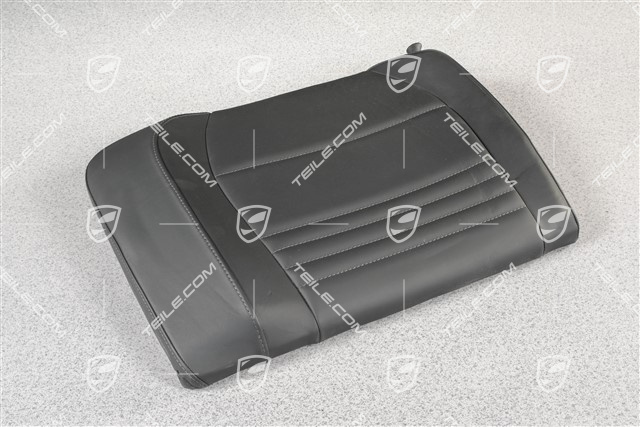 Notsitzrückenlehne, Leder, schwarz, Coupe, L