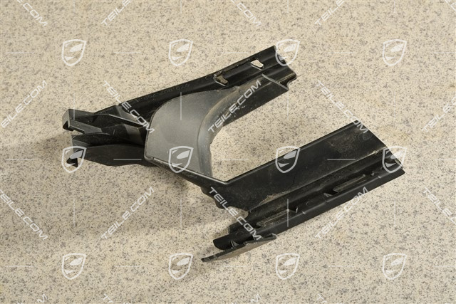 Turbo, Air guide / duct, black matte, R