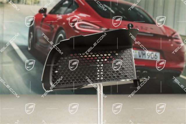 Prowadnica powietrza, czarna, L